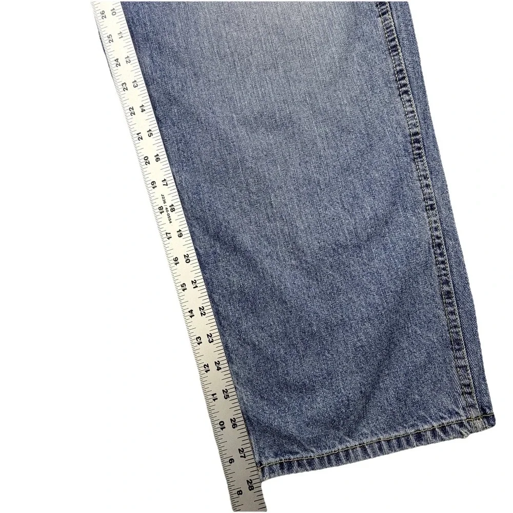 U.S. Polo Assn Jeans Mens 36x28 Blue Denim Relaxed Straight Leg Vintage Wash